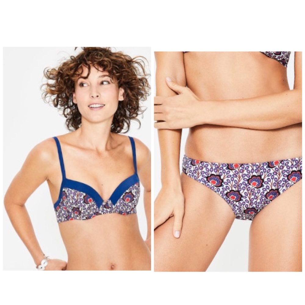 Boden island bloom bikini set SZ 8 gorgeous & new!